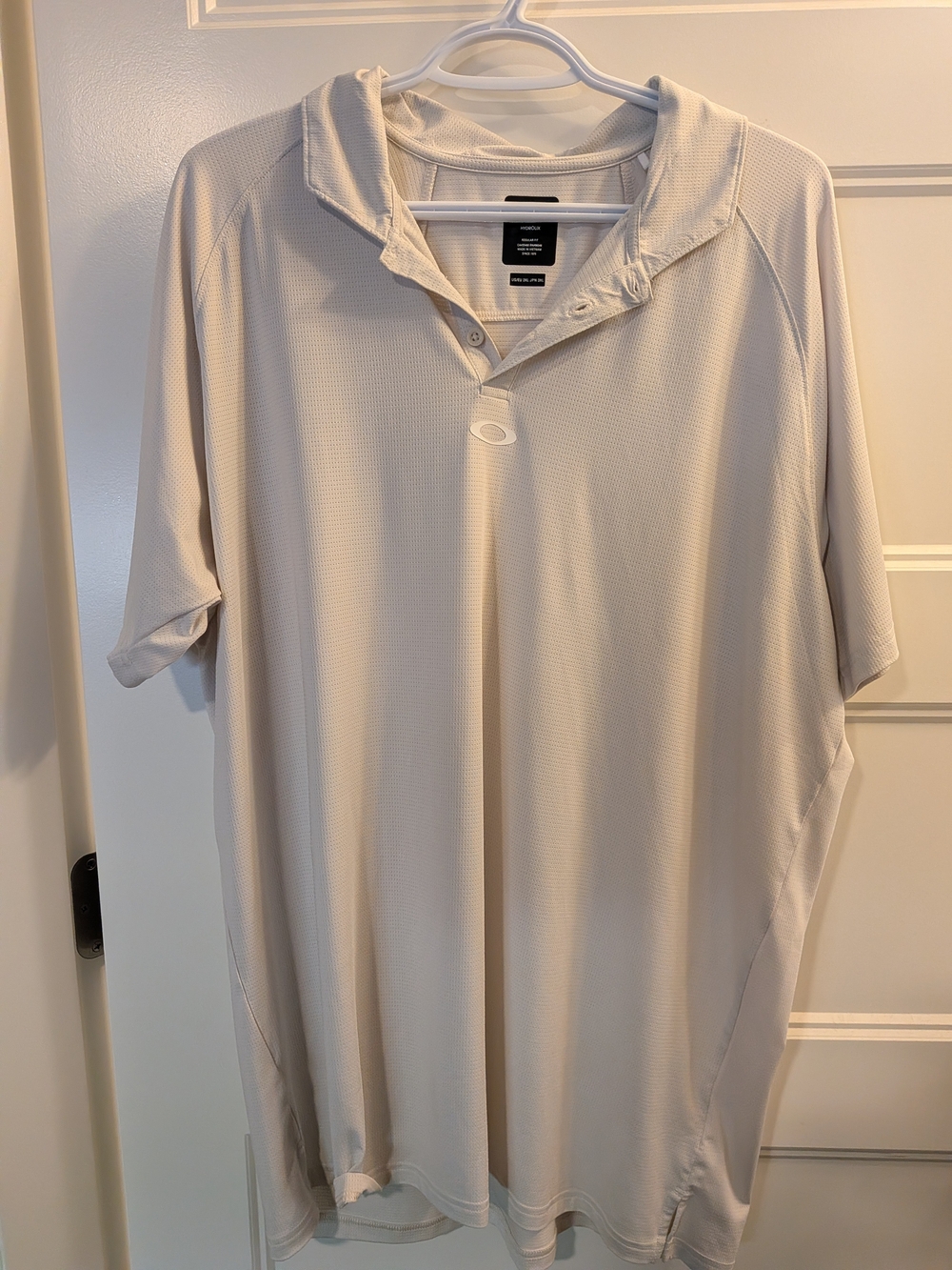 Oakley Men's Light Beige Performance Polo